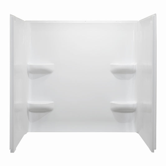 60 x 30 x 59 ACRYLIC WALL TUB SURROUND - WHITE