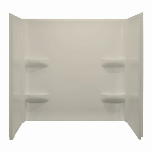 60" x 30" x 59" ACRYLIC WALL TUB SURROUND - BISCUIT