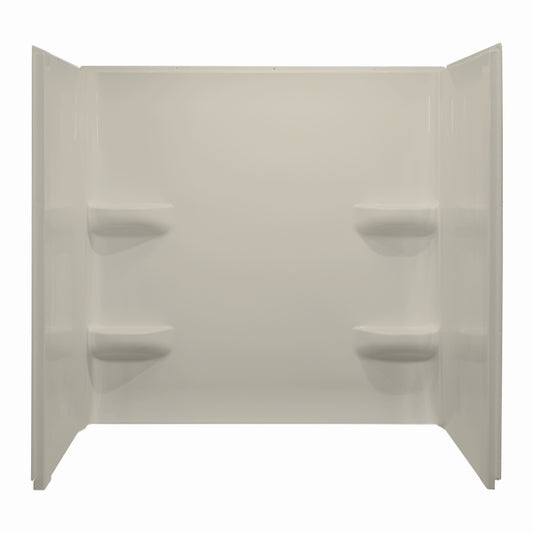 54x30x59 ACRYLIC WALL TUB SURROUND - BISCUIT