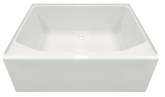 54x42 ACRYLIC GARDEN TUB BENCH SEAT - BISCUIT