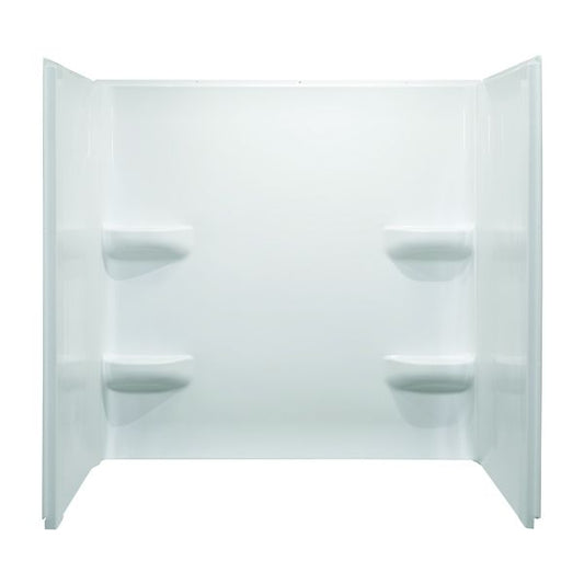 54" x 42" x 59" ACRYLIC WALL SURROUND - WHITE