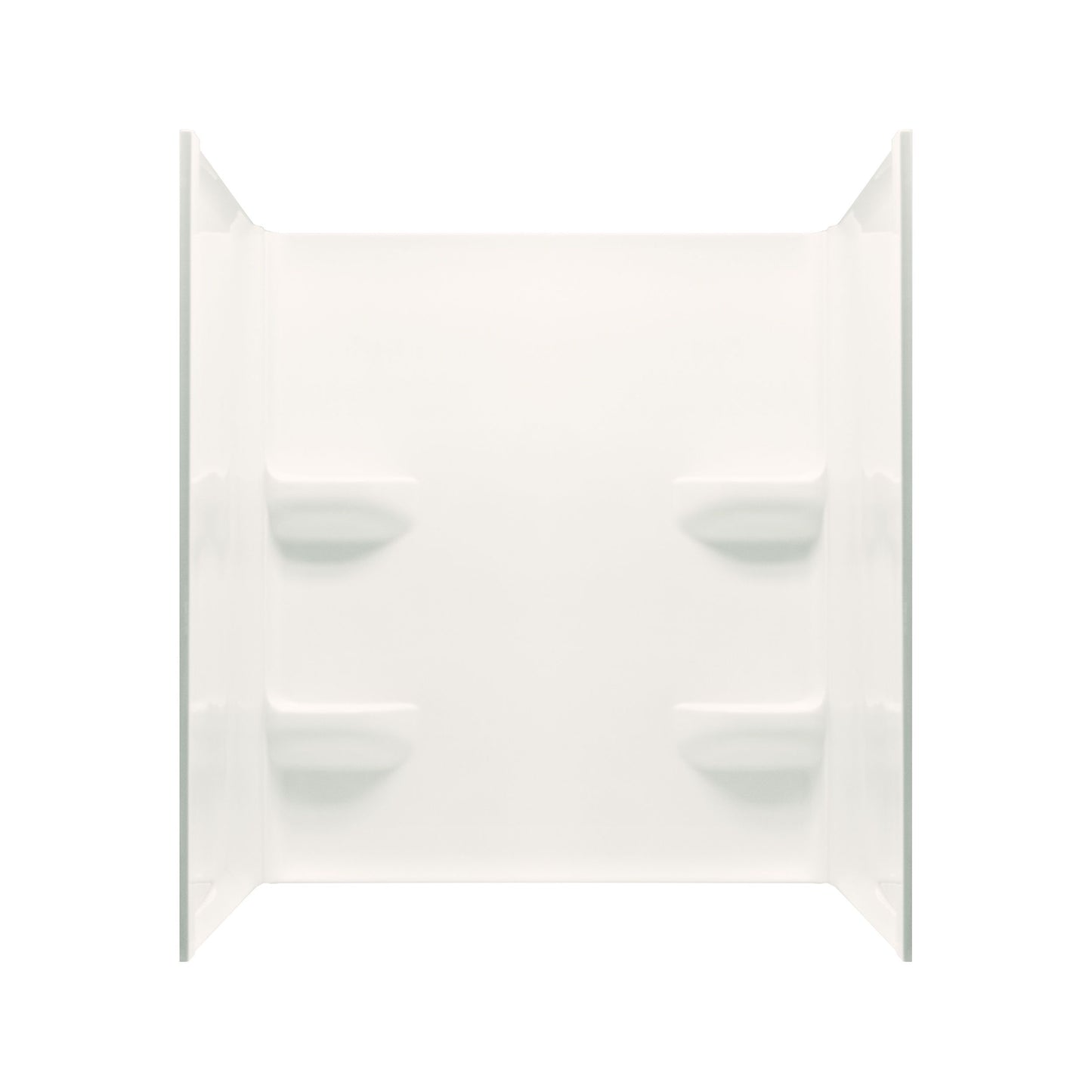 54" x 42" x 59" ACRYLIC WALL TUB SURROUND - BISCUIT