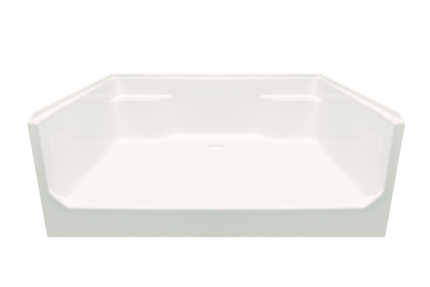 54" x 42" ACRYLIC SHOWER PAN - BISCUIT