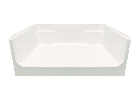 54" x 42" ACRYLIC SHOWER PAN - BISCUIT