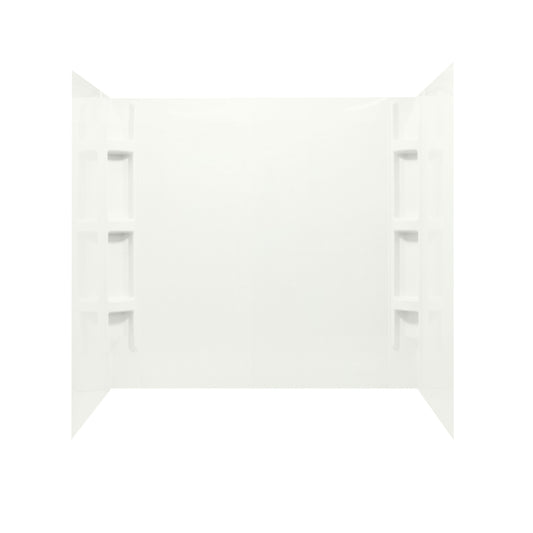 54x27x58 ACRYLIC WALL SURROUND 5 PIECE - BISCUIT
