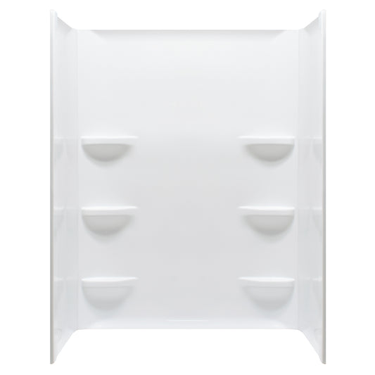 54x27x69 ACRYLIC SHOWER WALL SURROUND - WHITE