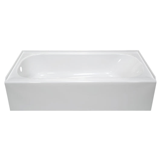 60x32x19 ACRYLIC TUB LH DRAIN - WHITE