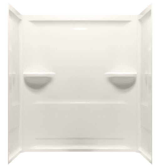 54" x 30" x 59" ACRYLIC WALL SURROUND - BISCUIT - 1 PIECE