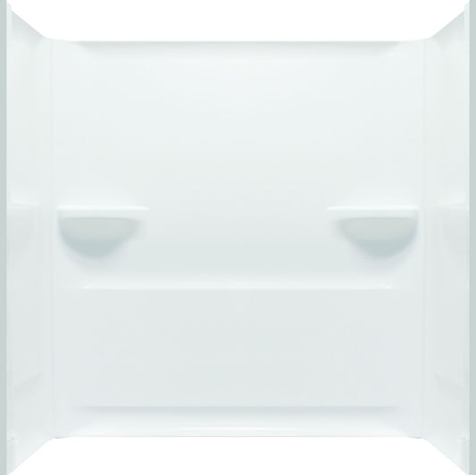 60" x 30" x 59" ACRYLIC WALL SURROUND - BISCUIT - 1 PIECE