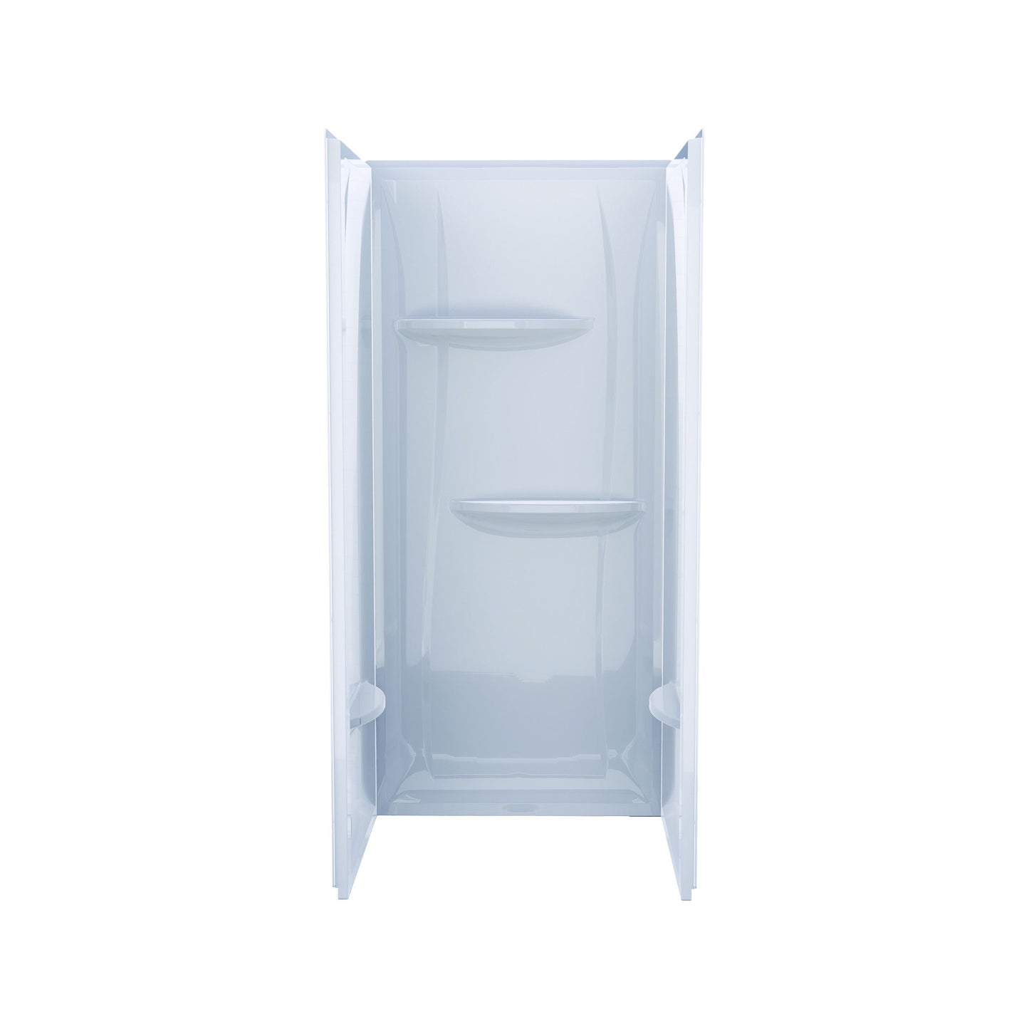 60" x 32" x 74" ACRYLIC WALL SURROUND - WHITE - 1 PIECE SHOWER