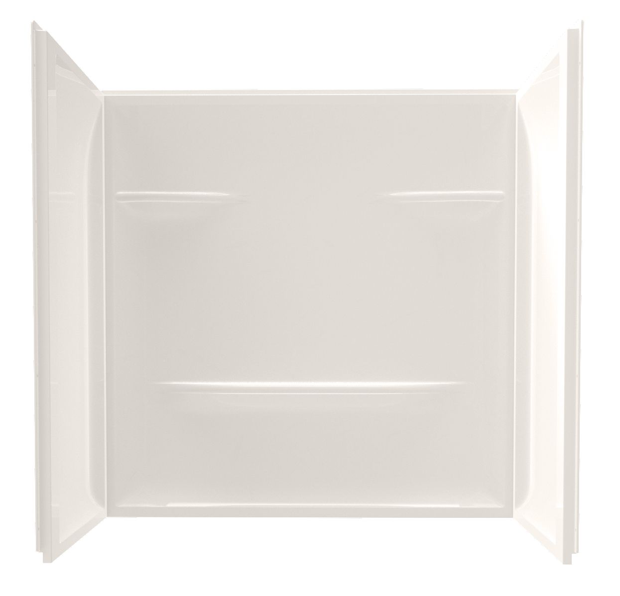 60" x 32" x 59" ACRYLIC WALL SURROUND - BISCUIT - 1 PIECE