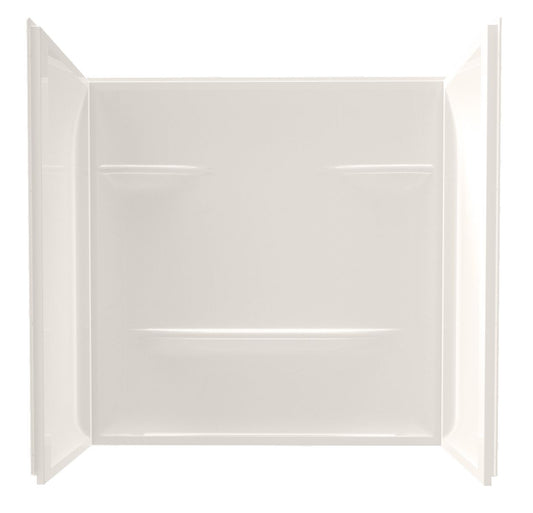 60" x 32" x 59" ACRYLIC WALL SURROUND - BISCUIT - 1 PIECE
