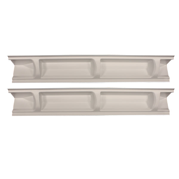PLASTIC CORNER CADDY - ALMOND, 2/PACK
