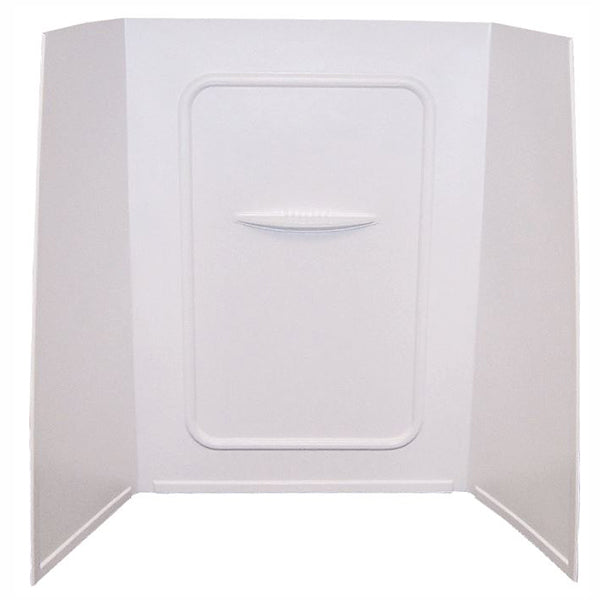 27x54 1-PIECE ABS PLASTIC TEXTURED TUB SURROUND - WHITE