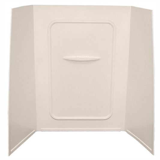 27x54 1-PIECE ABS PLASTIC SMOOTH TUB SURROUND - ALMOND