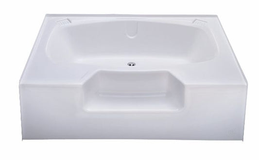 40x54 ABS HEAVY DUTY PLASTIC BOXED GARDEN TUB - WHITE