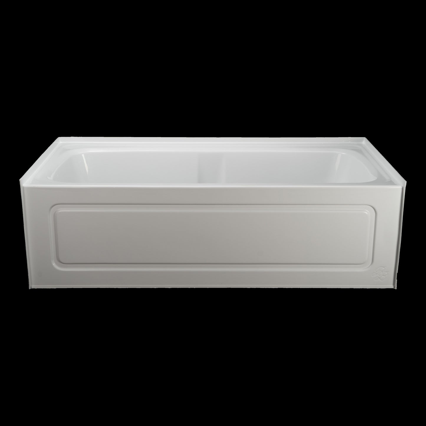 30" X 60" ABS HEAVY DUTY PLASTIC TUB LEFT HAND DRAIN - WHITE