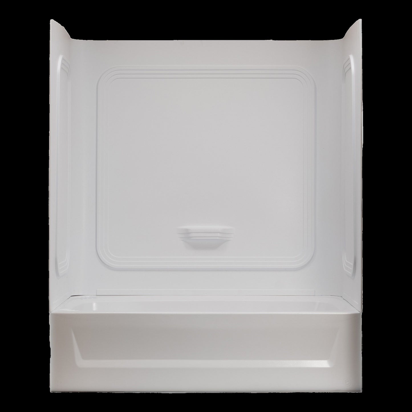 30" X 60" 1-PIECE ABS PLASTIC SURROUND - WHITE