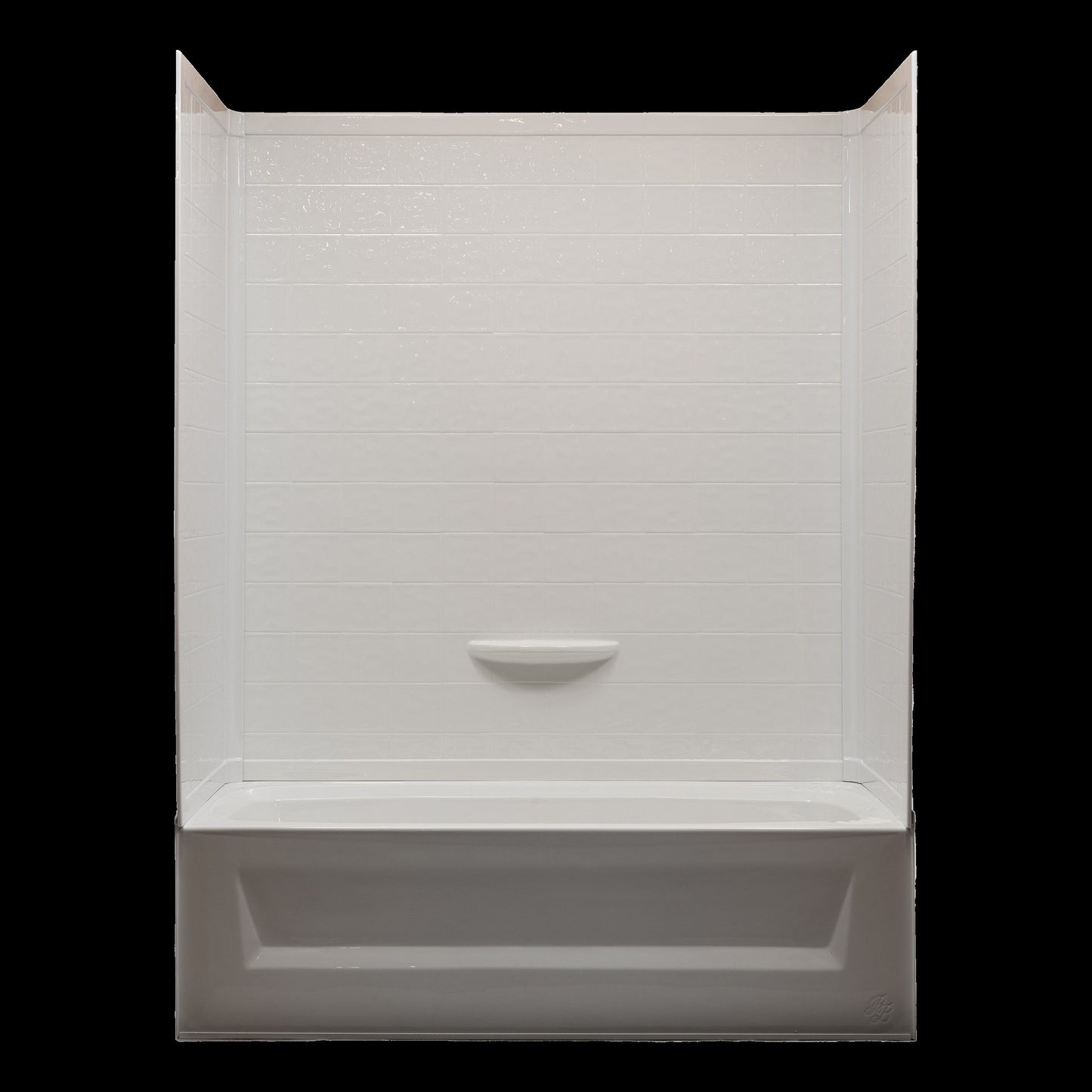 27" X 54" 3-PIECE ABS PLASTIC PERMALUX SURROUND - WHITE