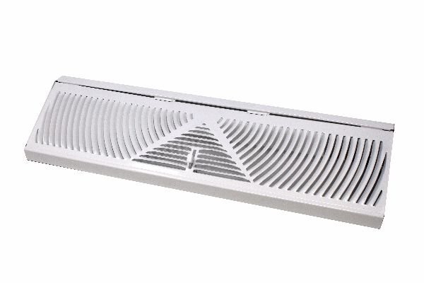 18" BASEBOARD DIFFUSER - WHITE