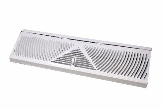 18" BASEBOARD DIFFUSER - WHITE