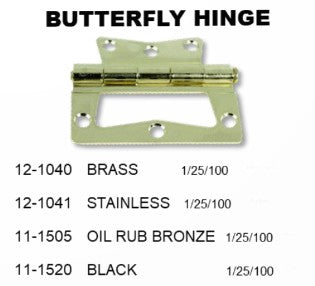 BUTTERFLY HINGE - BLACK - SES