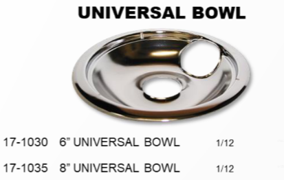 6" UNIVERSALE RANGE REFLECTOR BOWL - SES