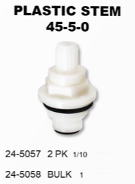 45-5-0 PLASTIC STEM SINGLE - SES