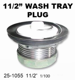 1 1/2" WASH TRAY PLUG - SES