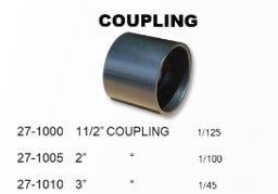 1-1/2" COUPLING ABS - SES