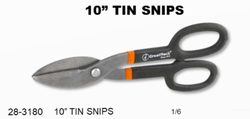 10" TIN SNIPS